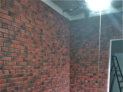 Отделка гипсовым кирпичом под ключ